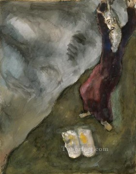  Moses Oil Painting - Moses breaks Tablets of Law MC Jewish